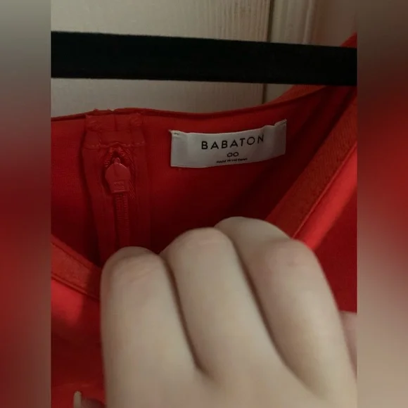 Babaton Aritzia Red Emry Mini Dress - Picture 4 of 7